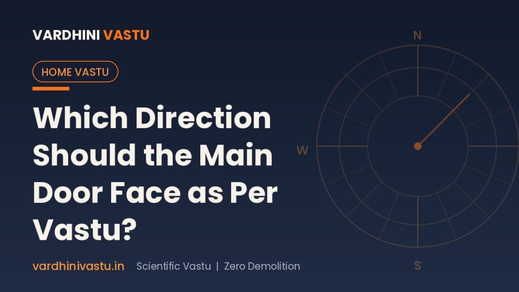 Which Direction Should Main Door Face as Per Vastu? (Sub-Zone Analysis)