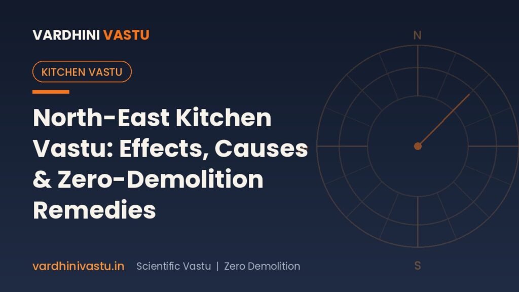 North-East Kitchen Vastu: Effects, Causes & Zero-Demolition Remedies