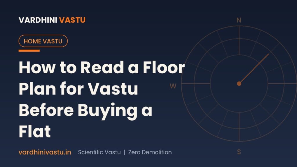How to Read a Floor Plan for Vastu Before Buying a Flat