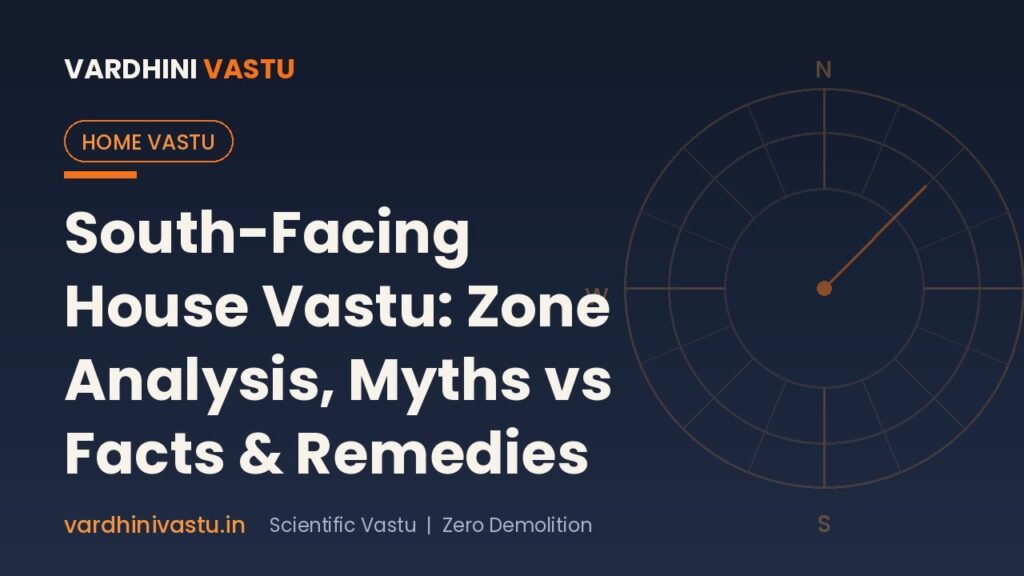 South Facing House Vastu | Zone Analysis, Myths vs Facts & Remedies